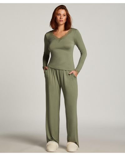 Hunkemöller Pyjamaset - Groen