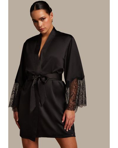 Hunkemöller Kimono camille - Noir