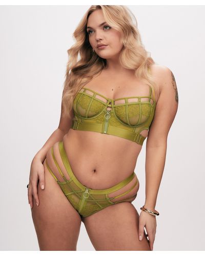 Hunkemöller Sujetador longline de aros no preformado Sable - Verde