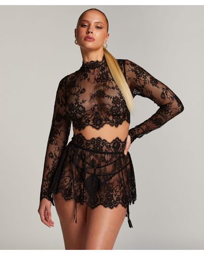 Hunkemöller Rok Lace - Bruin