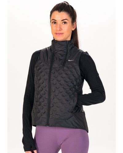 Chaleco negro sintético Therma-FIT de Nike Running, ASOS