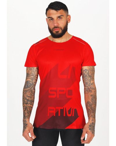 La Sportiva Camiseta manga corta Stream - Rojo