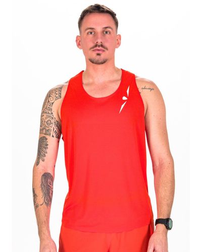 Uglow Camiseta de tirantes Road Vest - Rojo