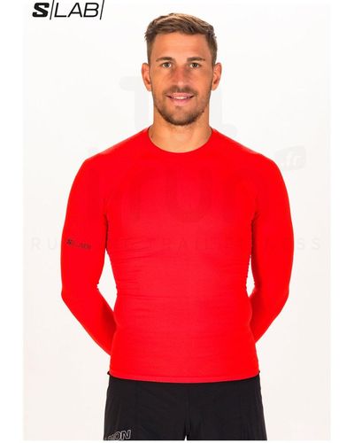 Salomon Camiseta manga larga S-Lab Ultra - Rojo
