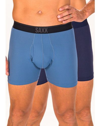 Saxx Underwear Co. Pack de 2 bóxers Quest - Azul