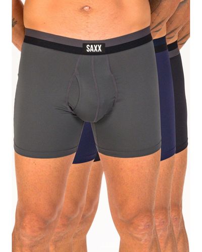 Saxx Underwear Co. Pack de 3 bóxers Sport Mesh - Negro