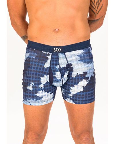 Saxx Underwear Co. Bóxer Hot Shot - Azul