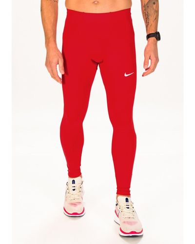 Nike Mallas largas Full Run - Rojo