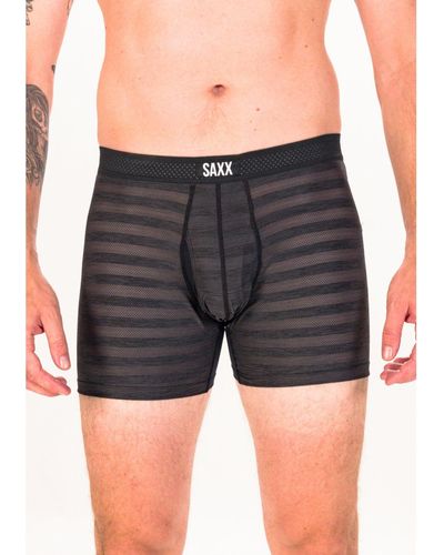 Saxx Underwear Co. Bóxer Hot Shot - Negro