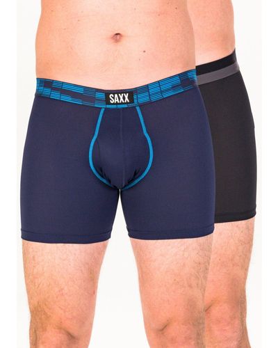 Saxx Underwear Co. Pack de 2 bóxers Sport Mesh - Azul
