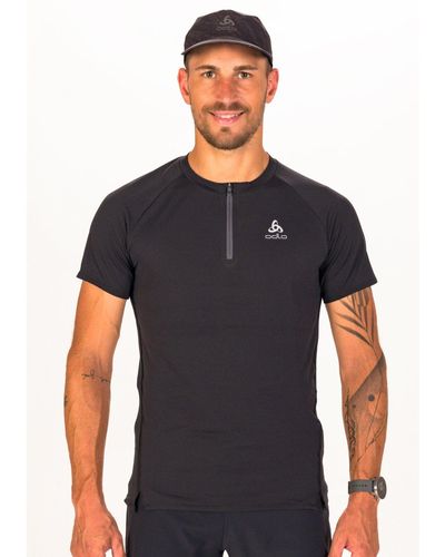 Odlo Camiseta manga corta Axalp Trail - Negro