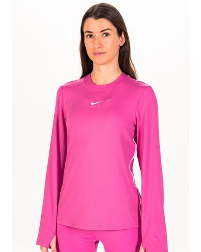 Nike Camiseta manga larga Dri-Fit Air - Rosa