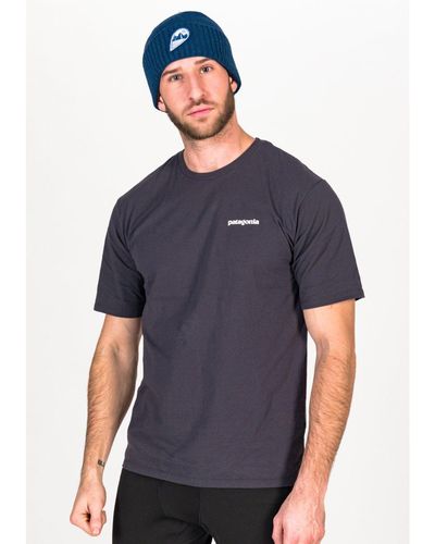 Patagonia Camiseta manga corta P-6 Mission Organic - Negro