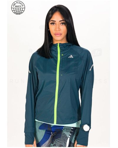 adidas Chaqueta Fast Running - Azul