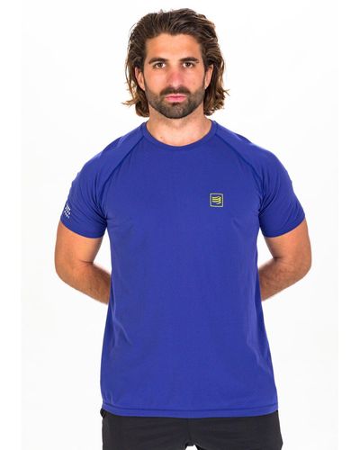 Compressport Camiseta manga corta Training - Azul