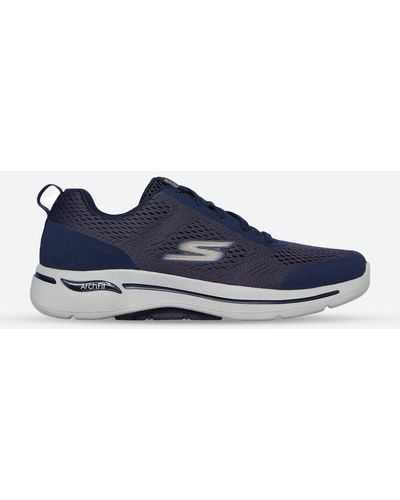 Skechers 's Wide Fit Go Walk Idyllic 216116 Arch Fit Sneakers - Blue