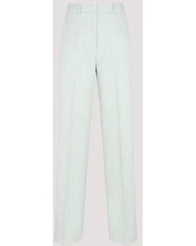 Lanvin Wide Leg Tailored Pants - White