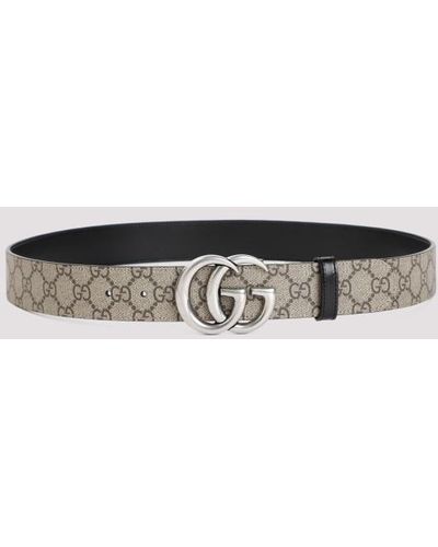Gucci Reversible gg Marmont Belt - Black