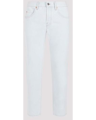 Gucci Tapered Denim Pants - White