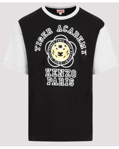 KENZO Tiger Academy Cotton T-shirt - Black