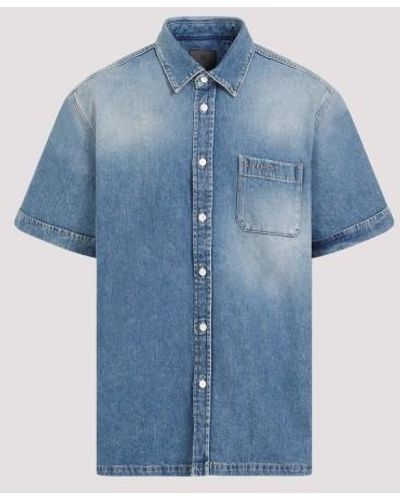 Givenchy Short Seeve Shirt With Pocket - Blue
