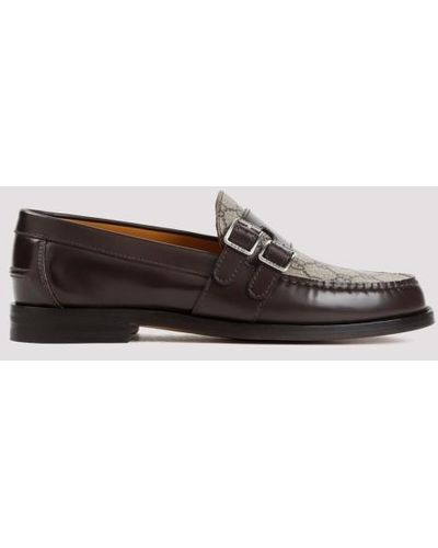 Gucci Cocoa Brown Leather Kaveh Moccasin