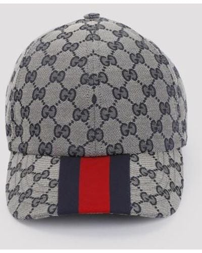 Gucci New Web Hat - Gray
