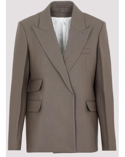 Peter Do Wool Blazer Jacket - Gray