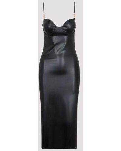 Versace Sweetheart-neck Sleeveless Dress - Black