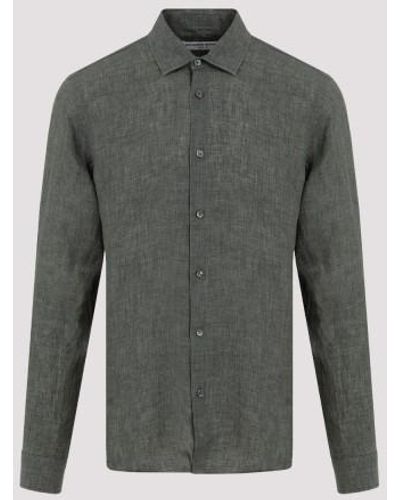 Orlebar Brown Giles Stitched Ii Shirt - Gray