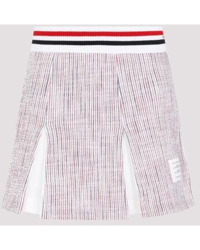 Thom Browne Mini Box Pleated Skirt - Pink