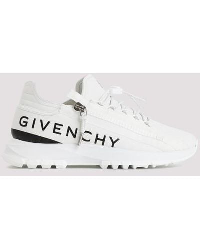 Givenchy Spectre Zipped Leather Low-top Sneakers - White