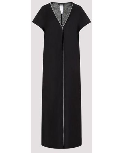 Fabiana Filippi Linen Long Dress - Black