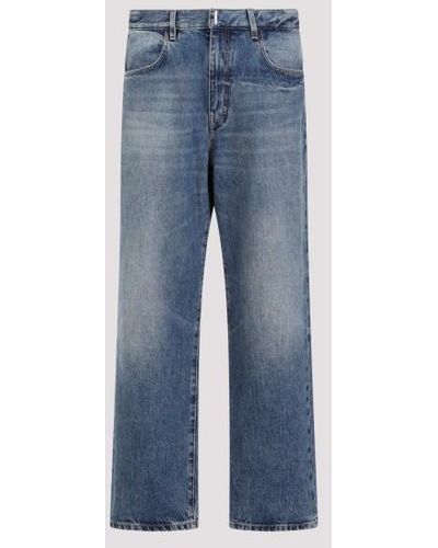 Givenchy Round Regular Fit 5 Pockets Denim Jeans - Blue