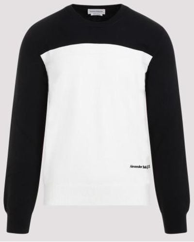 Alexander McQueen Cotton Pullover - Black