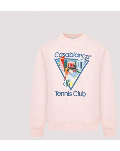 Casablancabrand Casabanca Printed Sweatshirt - Pink