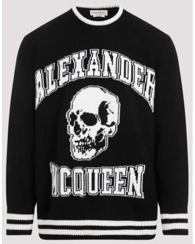 Alexander McQueen Alexander Cqueen Wool Sweater - Black