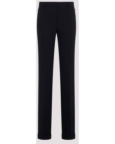 Akris Navy Blue Marisa Flare Pant