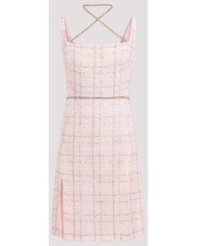 Giambattista Valli Bouclé Midi Dress - Pink