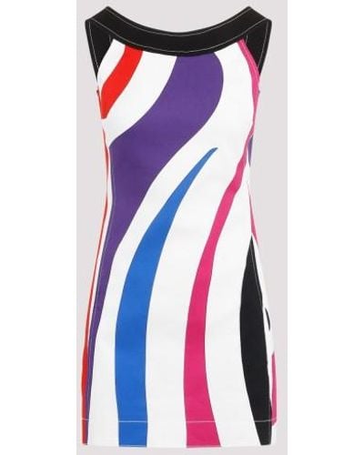 Emilio Pucci Cotton Mini Dress - Multicolor