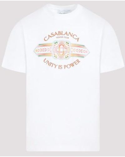 Casablancabrand Unity Is Power Tshirt - White