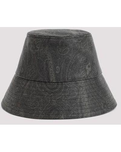 Etro Cotton Hat - Black