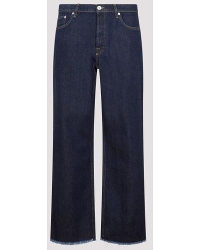 Lanvin 5 Pockets Tailored Denim Pants - Blue