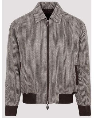 Berluti Cashmere Jacket Coat - Gray