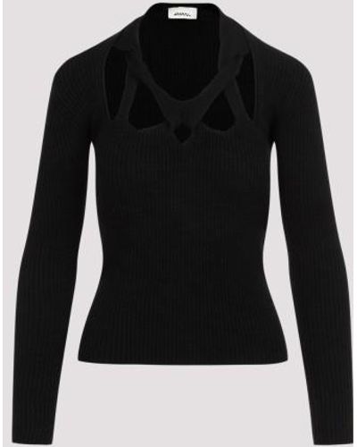 Isabel Marant Zoria Pullover Sweater - Black