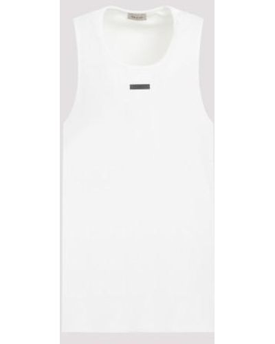 Fear Of God Ribbed Tank - White
