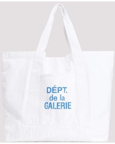 GALLERY DEPT. Cotton Tote Bag Unica - White