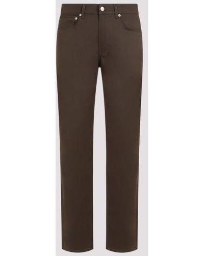 Dunhill 5 Pocket Cotton Pants - Brown