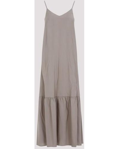Peserico Long Dress - Gray