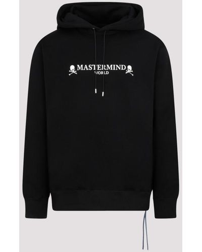 Mastermind Japan Asterind Logo And Skull Hoodie - Black